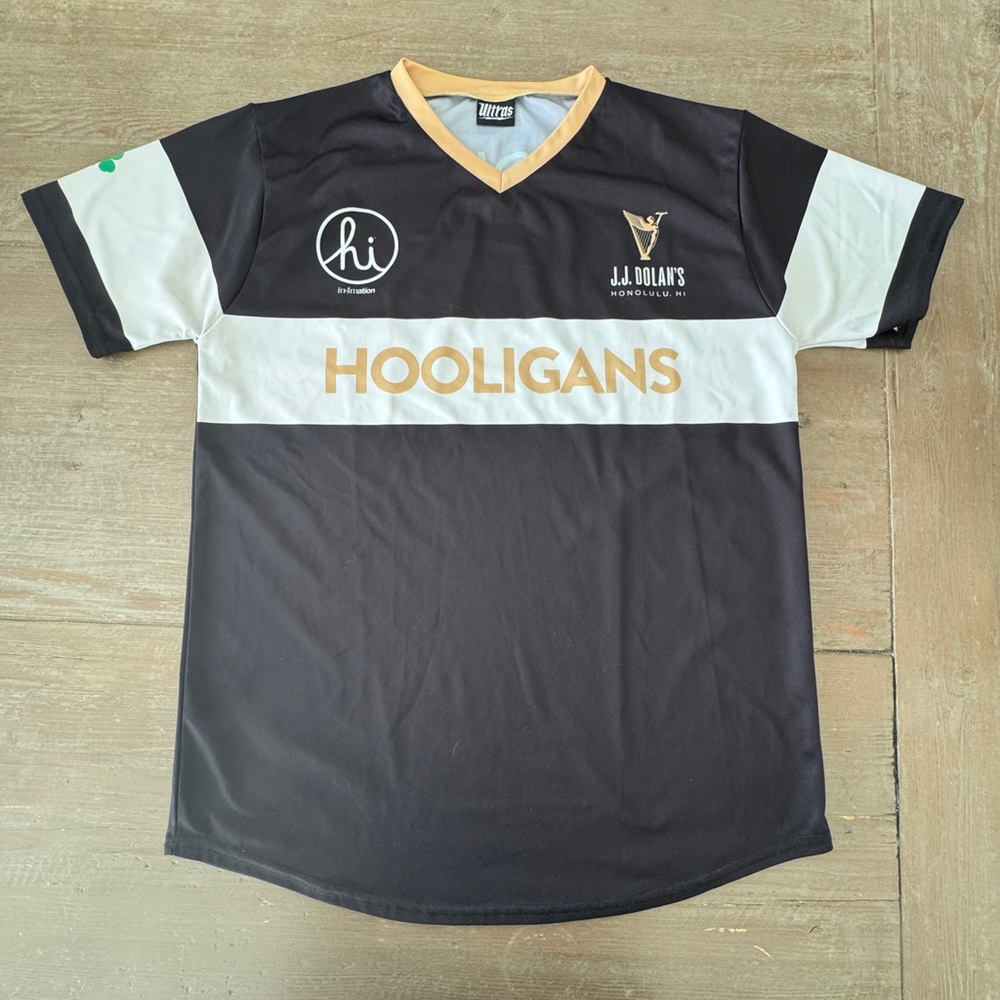 In4mation IN4M J.J. Dolan's Hooligans Black and White Jersey